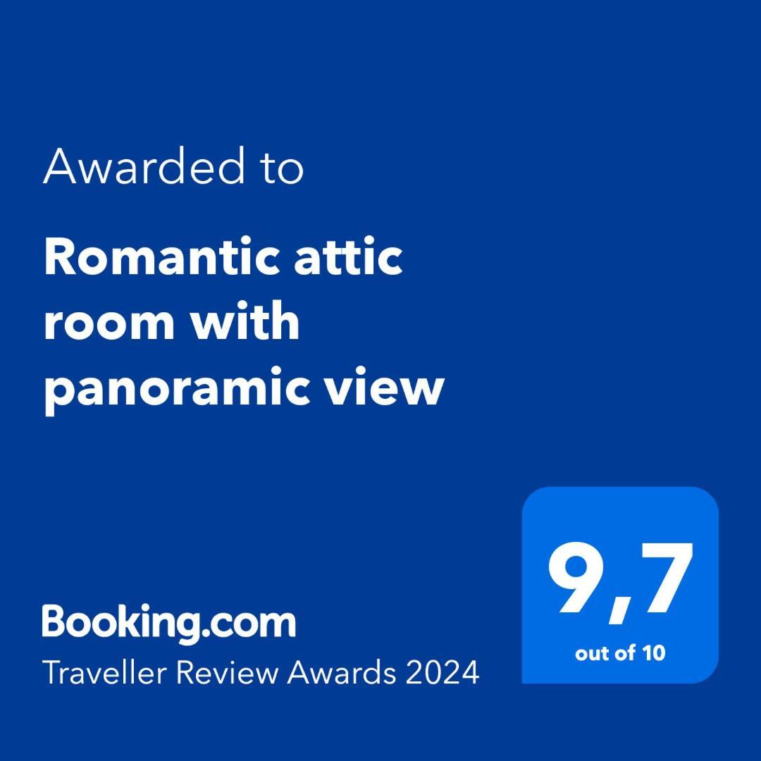 Romantic Attic Room With Panoramic View Bologna Bagian luar foto
